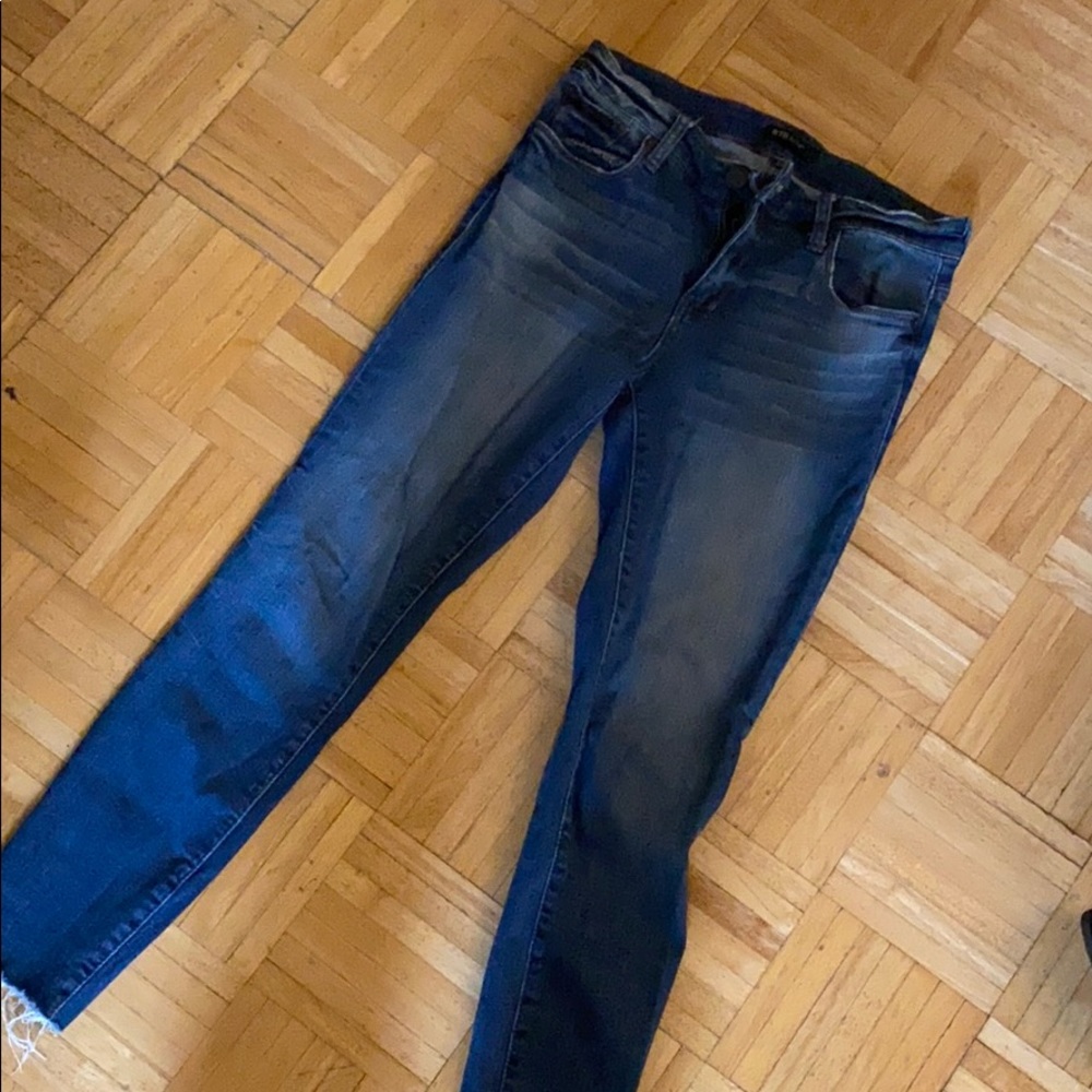 Blue jeans.